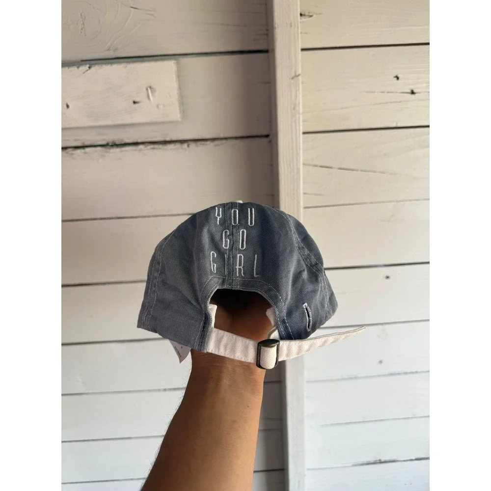 Brunt Brand Cowgirls Rule Navy Blue Dad Hat You Go Girl Embroidered Baseball Cap